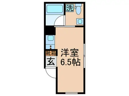 BESTA金町(ワンルーム/2階)の間取り写真