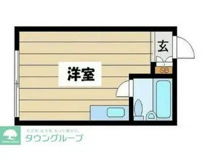 ラルーチェ上板橋(ワンルーム/2階)の間取り写真