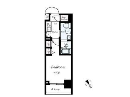 AXAS池袋レジデンス(1K/5階)の間取り写真