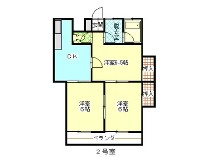 さくらハイツ(3DK/1階)の間取り写真