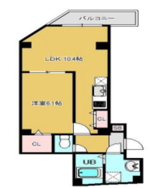 AQUASWILL浅草(1LDK/7階)の間取り写真