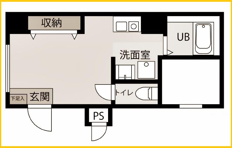 レガーロ石川町(ワンルーム/7階)の間取り写真