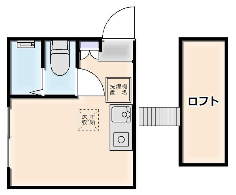 RELIEFULL SPOT(ワンルーム/1階)の間取り写真