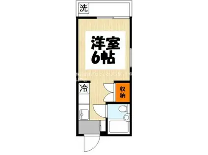 コート上北沢(ワンルーム/2階)の間取り写真