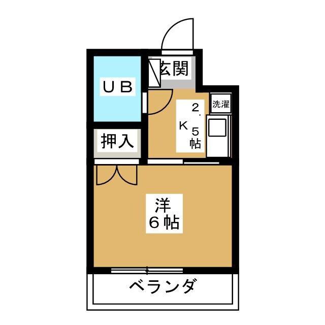 とれんでぃ30(1K/3階)の間取り写真