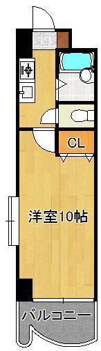 ロイヤルトレンディ(1K/2階)の間取り写真