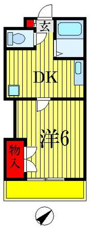 メゾン辰和 2階階 間取り