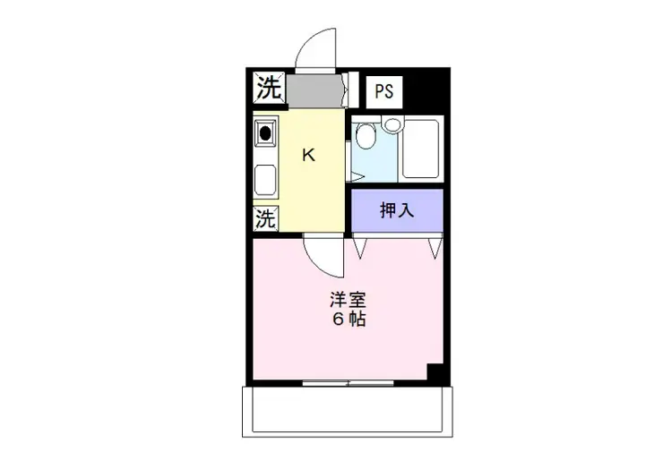 ウエストクリーク 2階階 間取り