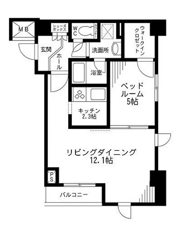レジディア九段下 13階階 間取り