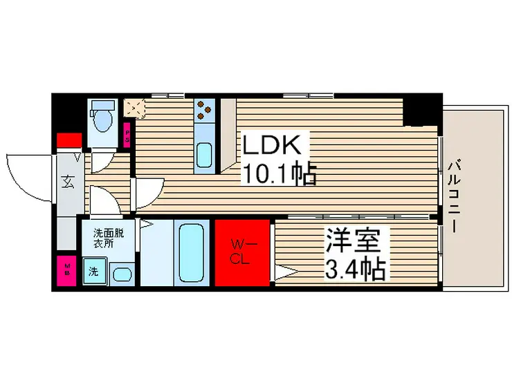 BELLAGIO川口本町 10階階 間取り