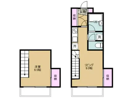 アーガスヒルズ39(1LDK/1階)の間取り写真
