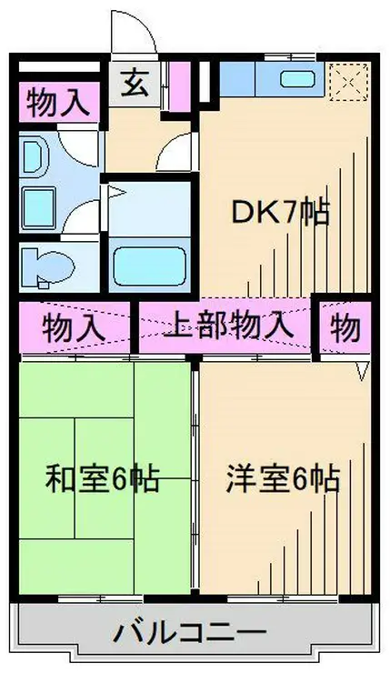 サンフレア北寺尾 1階階 間取り