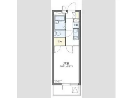 レオパレス大幸(1K/4階)の間取り写真