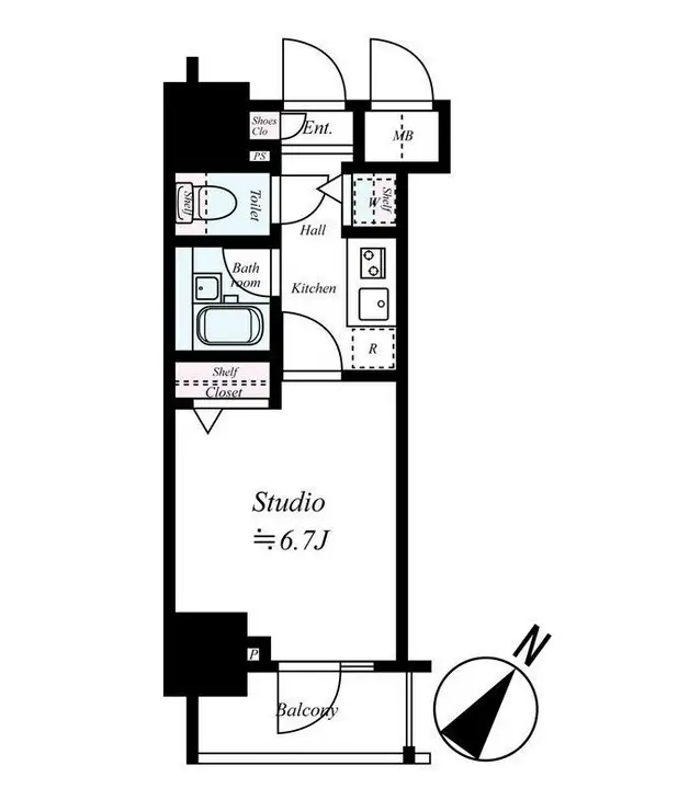 ガーラ・グランディ川崎 7階階 間取り