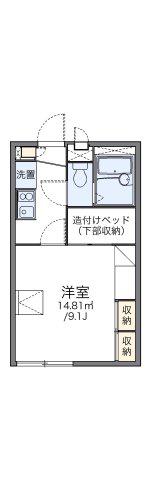 レオパレスCOZY COURT(1K/2階)の間取り写真