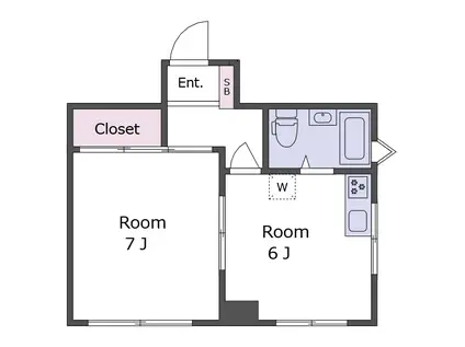 ESPERANZA HATSUDAI(1DK/3階)の間取り写真