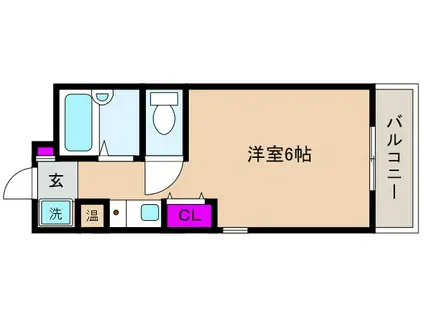 SOLEIL SUMIYOSHI(1K/5階)の間取り写真