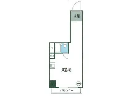 ビスハイム池袋(ワンルーム/5階)の間取り写真