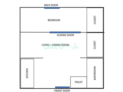 アーバン馬込沢(1K/1階)の間取り写真