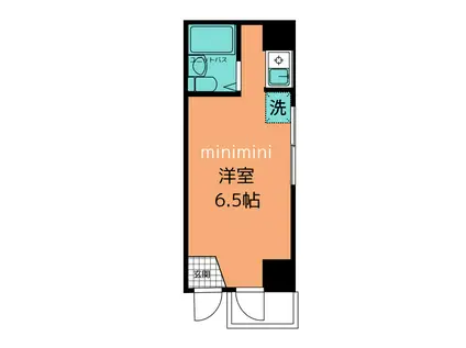 千石ロイヤルコート(ワンルーム/3階)の間取り写真