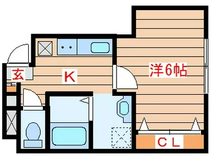 MUSE SINTERA(1K/5階)の間取り写真