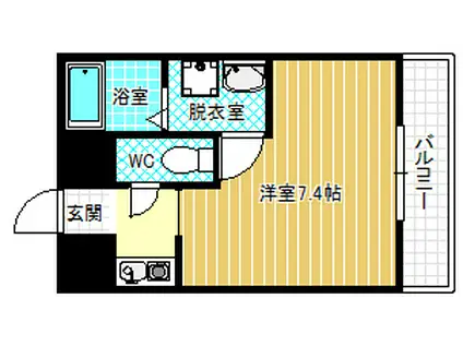 メゾン裕(1K/3階)の間取り写真