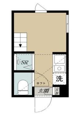 リッシュ小岩(ワンルーム/2階)の間取り写真