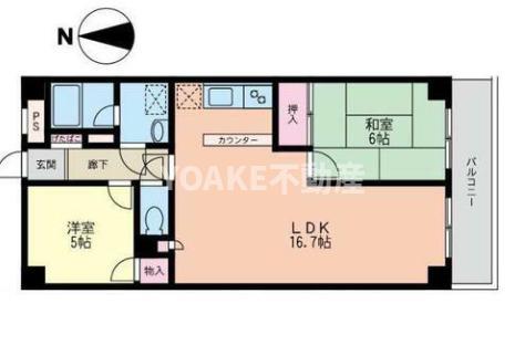 カーサソプラ(3LDK/3階)の間取り写真