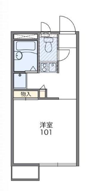 レオパレスサンワ(1K/2階)の間取り写真