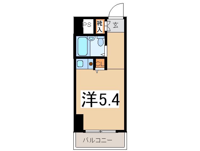横浜南ガーデン(ワンルーム/7階)の間取り写真
