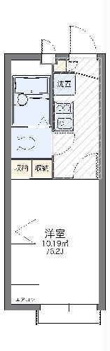 レオパレスT M K(1K/2階)の間取り写真