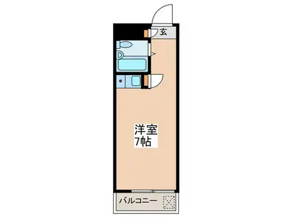 日興パレス西荻窪PART3(ワンルーム/3階)の間取り写真