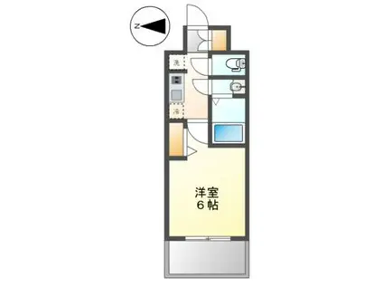 プレサンス大須観音フィエスタ(1K/10階)の間取り写真