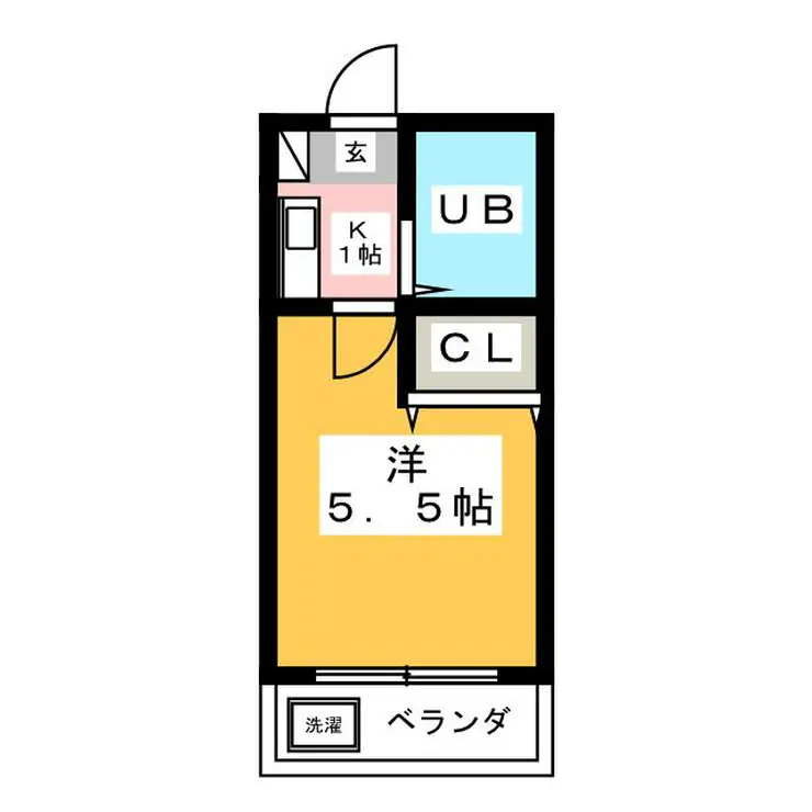 エクセレンス阿部 1階階 間取り