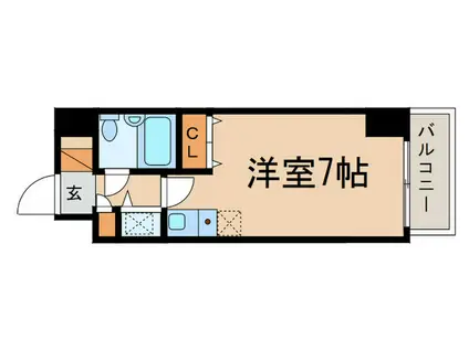 ガラ・ステージ目白台(ワンルーム/3階)の間取り写真