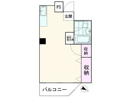 サカエ音羽マンション(ワンルーム/9階)の間取り写真