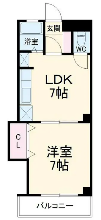 オークヒルズ原 3階階 間取り