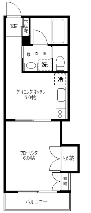 エスポワール陣屋 1階階 間取り