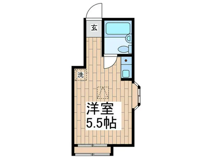 キャナール壱番館 1階階 間取り