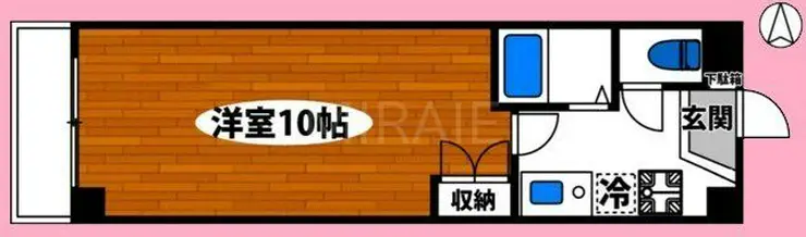 コーラルハイム 3階階 間取り