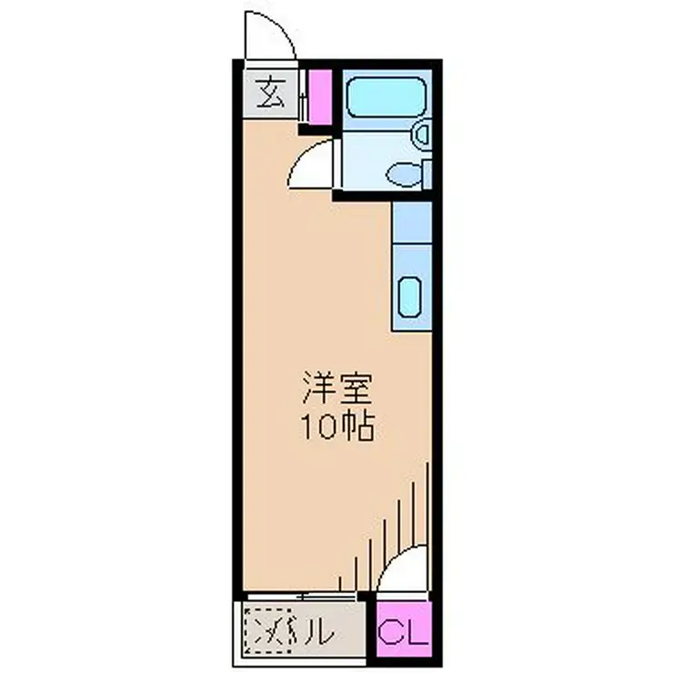 カシノキハイツ 2階階 間取り