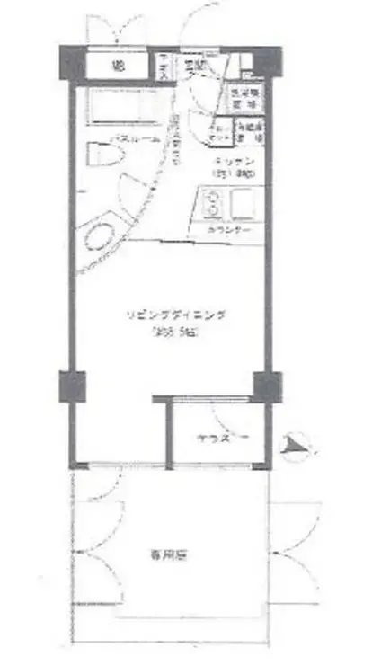 シンシア三軒茶屋レジデンスカフェ 1階階 間取り
