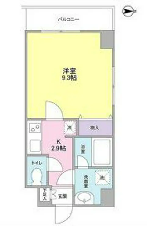 ヒルサイド御茶ノ水 9階階 間取り