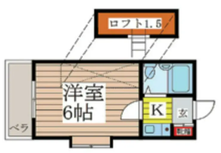 シオン花小金井A棟 2階階 間取り