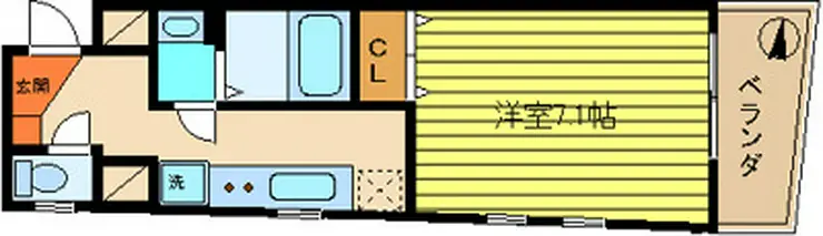 レジェンヌサトウ 4階階 間取り