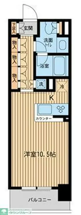 HF新横浜レジデンス 10階階 間取り