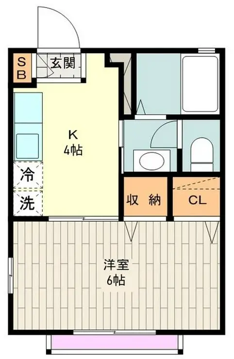 レヨンドソレイユ 2階階 間取り