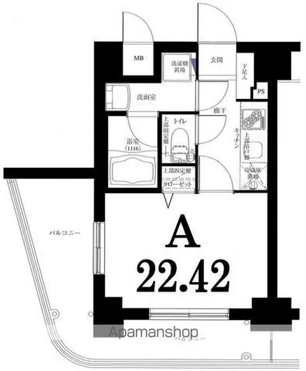 グリフィン横浜・天王町弐番館 7階階 間取り