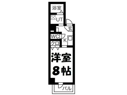 サン・錦本町ビル(1K/12階)の間取り写真