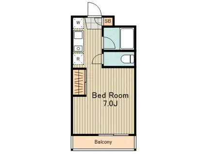 エトワール吉祥寺(1K/1階)の間取り写真